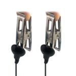 不锈钢电击乳头夹子锻炼矫正乳夹器 sm夫妻调情情趣用品 - Image 4