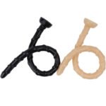 深入式超柔软女用后庭自慰器男性前列腺按摩螺纹肛塞成人情趣用品 - 画像 (3)