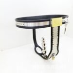 华蓉M调教用暗锁贞操锁不锈钢贞洁裤铁内裤单钢丝铁裤头 - Image 4