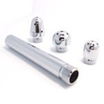 不锈钢灌肠冲洗器金属肛门三头花洒自慰清洁喷头男女皆宜成人用品 - ຮູບທີ 4