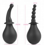 男女用后庭肛门灌肠清洗硅胶冲洗器后庭拉珠成人性情趣用品 - Image 5