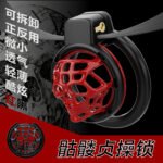 贞操锁cb锁困龙锁贞洁锁伪娘男用隐形穿戴戒撸SM束缚调教骷髅头