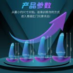 小辣椒蓝色夜光柔软硅胶肛塞后庭情趣肛门性用品扩肛器男女共用 - 画像 (2)