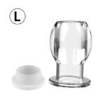 透明中空肛塞后庭拉珠带堵头外出防漏液肛门扩张窥探成人情趣用品 - Image 5