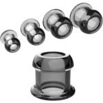 C469肛门扩张器透明中空肛塞窥探视器带盖菊花外出后庭肛塞防漏外 - Image 4