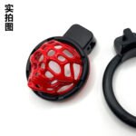 贞操锁cb锁困龙锁贞洁锁伪娘男用隐形穿戴戒撸SM束缚调教骷髅头 - 画像 (5)