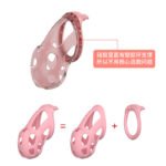 男士硅胶贞操锁sm穿戴调教CB锁禁欲戒撸下体束缚外出佩戴情趣用品 - Image 2