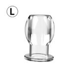 透明中空肛塞后庭拉珠带堵头外出防漏液肛门扩张窥探成人情趣用品 - Image 4