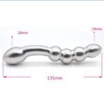 男用女用不锈钢肛门塞带花纹后庭情趣玩具成人用品 - Image 4