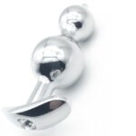 金属肛塞外出可拆后庭肛门两个球扩肛器尾巴男女情趣性玩具拉珠sm - ຮູບທີ 3