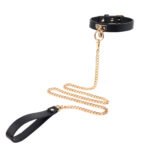 情趣t扣项圈sm捆绑女用高级皮革项圈情侣调情道具成人性玩具