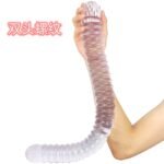 双头螺纹56cm超大粗长后庭肛塞假阴茎肛鞭拉拉同志男女用情趣自慰