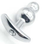 金属肛塞外出可拆后庭肛门两个球扩肛器尾巴男女情趣性玩具拉珠sm - ຮູບທີ 2