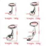 外出男女用佩戴船锚金属肛塞成人用品肛门扩张后庭手持手柄肛塞 - 이미지 5