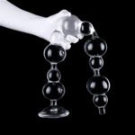 冰糖葫芦串肛塞创意另类女用情趣用品透明水晶白sm玩具拉珠新款式