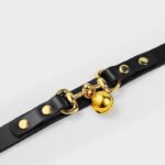 真皮sm女奴调教铃铛牵引项圈 牛皮情侣情趣用品束缚道具玩具饰品 - Image 4