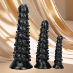 巨无霸吸盘大号肛塞超大螺纹G点女用后庭肛门塞凸点gay拉珠扩肛器