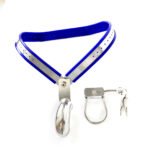 老款男Y方便穿戴 戒撸防出轨全镂空不锈钢贞洁裤铁内裤  CB贞洁锁 - Image 4