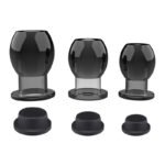 透明中空肛塞后庭拉珠带堵头外出防漏液肛门扩张窥探成人情趣用品 - Image 2