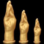 超大金色硅胶手掌扩张拳交菊花美手拳交男女自慰高潮调情肛塞扩阴 - ຮູບທີ 4