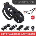 眼镜蛇升级款贞操锁男用sm贞洁器贞操带外出长期佩戴禁欲cb锁伪娘 - Image 2