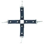 十字扣情趣皮革反背连接扣另类玩具SM配件十字架成人用品 - ຮູບທີ 5