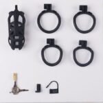 眼镜蛇升级款贞操锁男用sm贞洁器贞操带外出长期佩戴禁欲cb锁伪娘 - Image 3