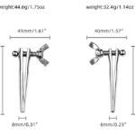 可调节金属马眼扩张器尿道棒男用自慰器SM另类自慰器成人情趣用品 - 画像 (4)