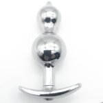 金属肛塞外出可拆后庭肛门两个球扩肛器尾巴男女情趣性玩具拉珠sm - ຮູບທີ 4