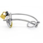 不锈钢贞操锁金属贞洁锁男防脱带导尿管cb锁禁欲调教成人用品