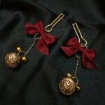 sm道具蝴蝶结乳夹铃铛链条夹子惩罚调教女朋友刑具成人情趣用品 - 이미지 4