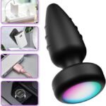 APP无线遥控10频震动炫彩360°旋转摇摆肛塞屁股插菊花扩肛器 - 이미지 2