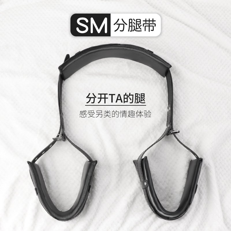 O1CN01cZumMf1EL14dKYFOk_2588360334-0-cib-1.jpg 情趣用品海绵sm分腿器 夫妻房趣调教M字张腿带成人捆绑束缚分腿枕 - Image 1