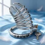 sm不锈钢情趣贞操蛇形逃脱源头锁男平板厂家节操用锁防新款贞操锁