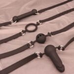 成人用品男女用情趣硅胶口水球口枷口衔堵嘴口塞工具调教性玩具 - Image 2