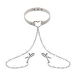 情趣项圈sm乳夹牵引玩具成人调教女性用品夫妻另类刺激调情夹奶子 - Image 4