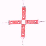 十字扣情趣皮革反背连接扣另类玩具SM配件十字架成人用品 - ຮູບທີ 4