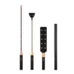 电击情趣用品sm电击皮拍调教棒女奴惩罚刑具女用sp工具成人性玩具 - 画像 (5)