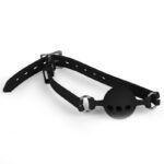 硅胶口塞口枷另类情趣强制张口器设计口水狂流口球SM刑具成人用品 - 画像 (5)