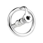 圆环金属马眼棒男用前列腺尿道口塞按摩刺激扩张器SM道具 - 이미지 2