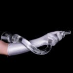 SNAILAGE 女用自慰器具后庭肛门塞可量尺度肛条TPE透明水晶白肛鞭 - ຮູບທີ 4