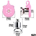 平板负数0值贞操锁男用阴茎束缚控欲防逃脱轻便树脂鸟笼 - Image 2