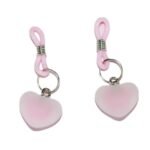 新款桃心型sm情趣挑逗乳夹硅胶橡皮筋束乳铃铛咪咪夹束缚调情玩具 - 이미지 5