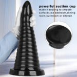 大小号黑色大菊花肛门肛塞超大粗扩肛器扩张玩具性用品宝塔阳具 - ຮູບທີ 3