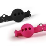 硅胶口塞口枷另类情趣强制张口器设计口水狂流口球SM刑具成人用品 - 画像 (2)