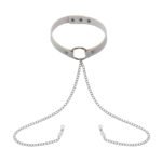 情趣项圈sm乳夹牵引玩具成人调教女性用品夫妻另类刺激调情夹奶子 - Image 3