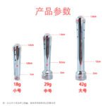三孔圆头女用冲洗器洗屁屁喷头阴肛灌肠水清洗器后庭花洒转换器 - Image 4