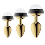 声控LED发光肛塞金属肛塞扩肛非不锈钢后庭肛门塞 情趣sm - Image 2