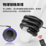 【遥控电击系列】硅胶缠绕锁精环任意弯曲男用延时自慰情趣玩具 — изображение 3