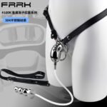 FRRK-100K 金属不锈钢贞操锁负极锁男用锁精自虐伪娘肛塞穿戴鸟笼